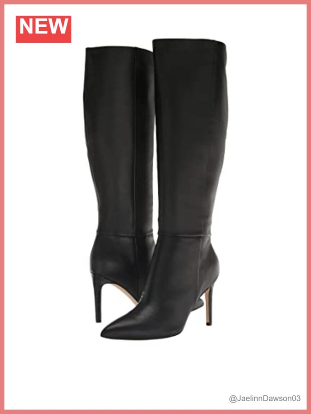 Nine West Richy Pointed Toe Over-the-Knee Heeled Boots Zip Closure